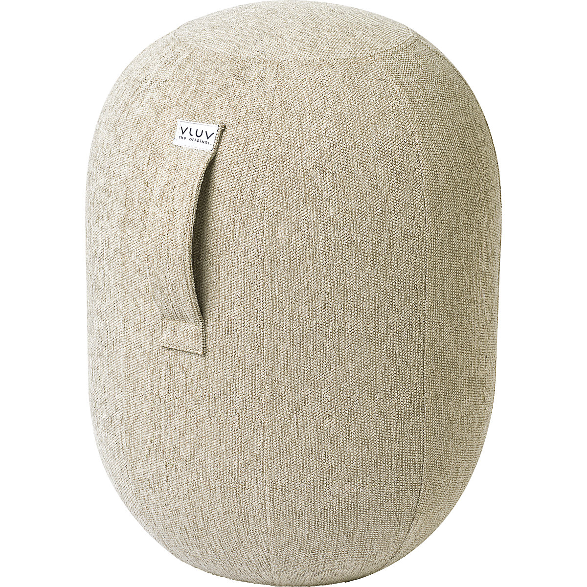 Taburet de echilibru VLUV KAPSUL STOV M, înălțimea șezutului 480 – 520 mm, poliester, gri pietriș-0