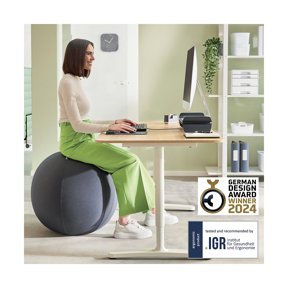 Palla da seduta Ergo Cosy Active – Leitz (Foto prodotto 2)-1