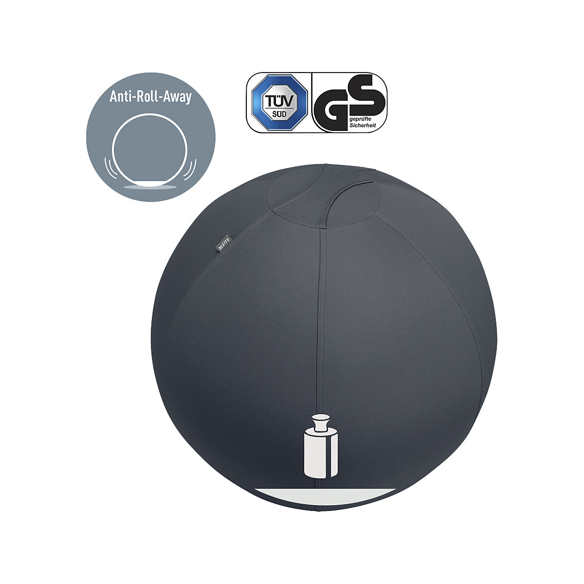 Palla da seduta Ergo Cosy Active – Leitz (Foto prodotto 3)-2