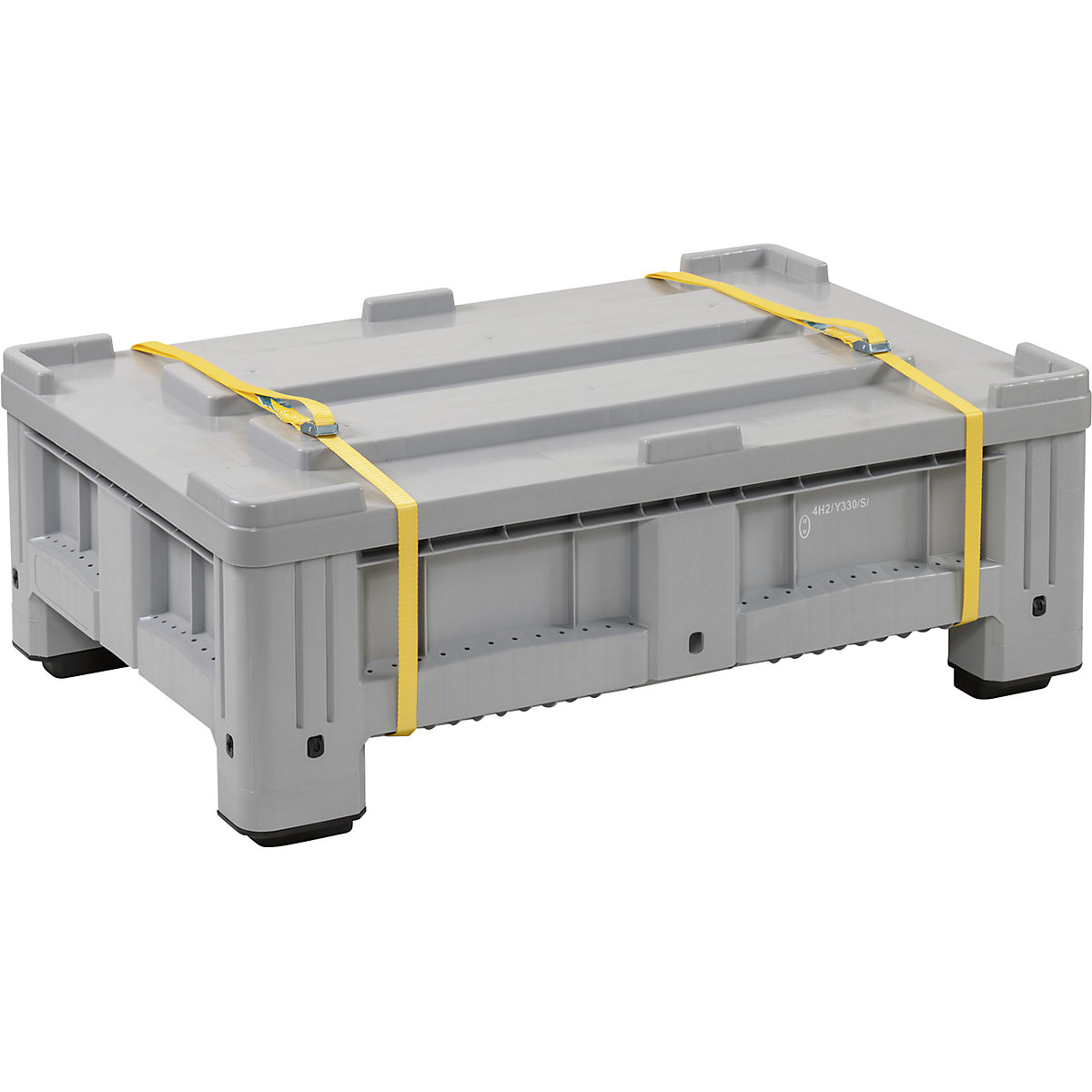Akku-PE-Lager- und Transportbehälter CEMO, Modell S, Füllgewicht 300 kg, BxTxH 1200 x 800 x 400 mm-0