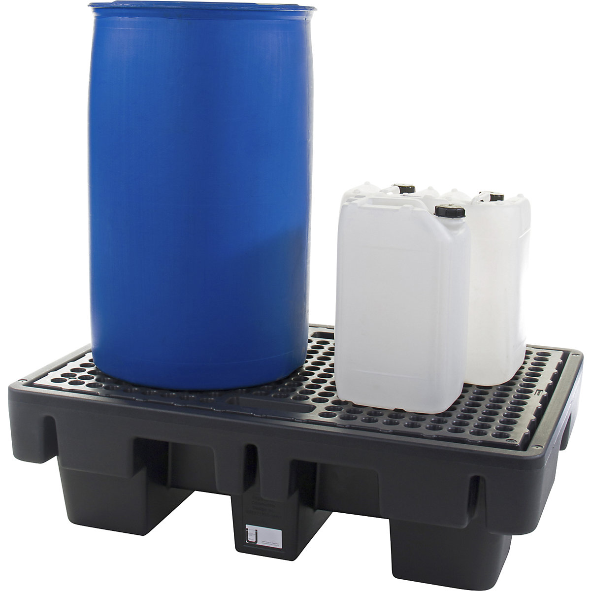 PE-Auffangwanne für 2 x 200-l-Fässer (Produktabbildung 3)-2