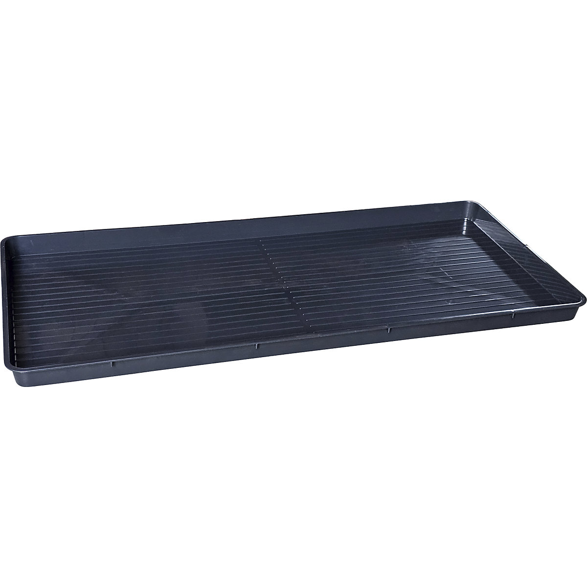 PE-Kleingebinde-Universalwanne eurokraft basic, Volumen 30 l, 1200 x 550 x 50 mm, stapelbar-0