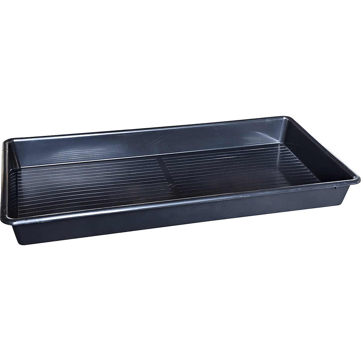 PE-Kleingebinde-Universalwanne eurokraft basic, Volumen 80 l, 1200 x 800 x 120 mm, stapelbar-0