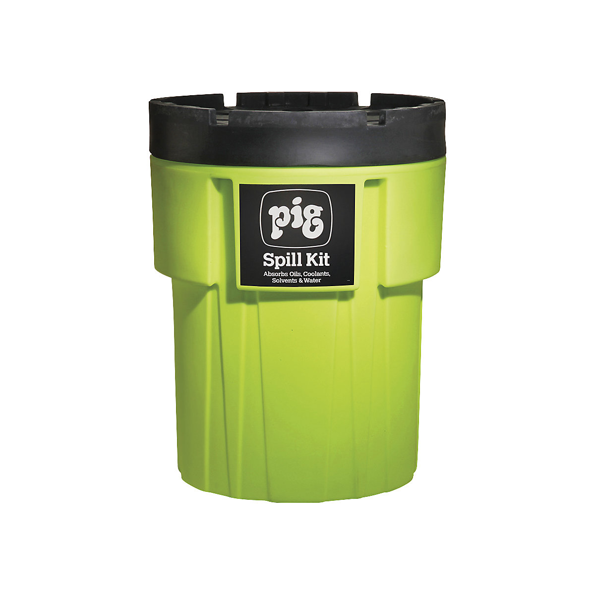 Kit de emergência em recipiente de 360 l com cor de sinalização – PIG