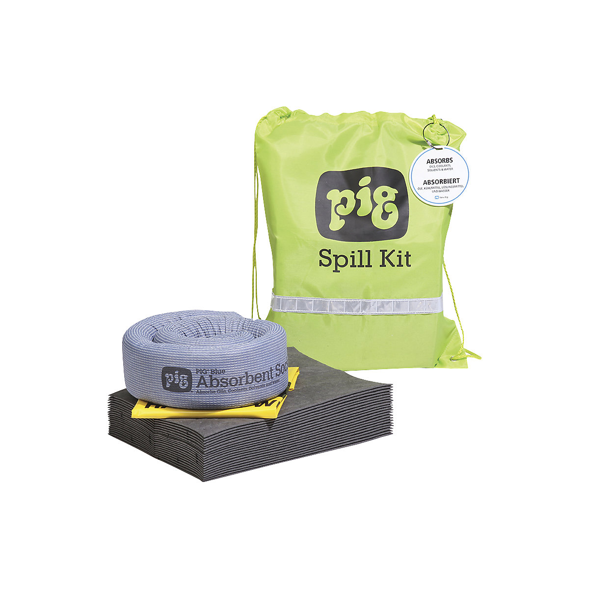 Kit de emergência em saco de transporte – PIG