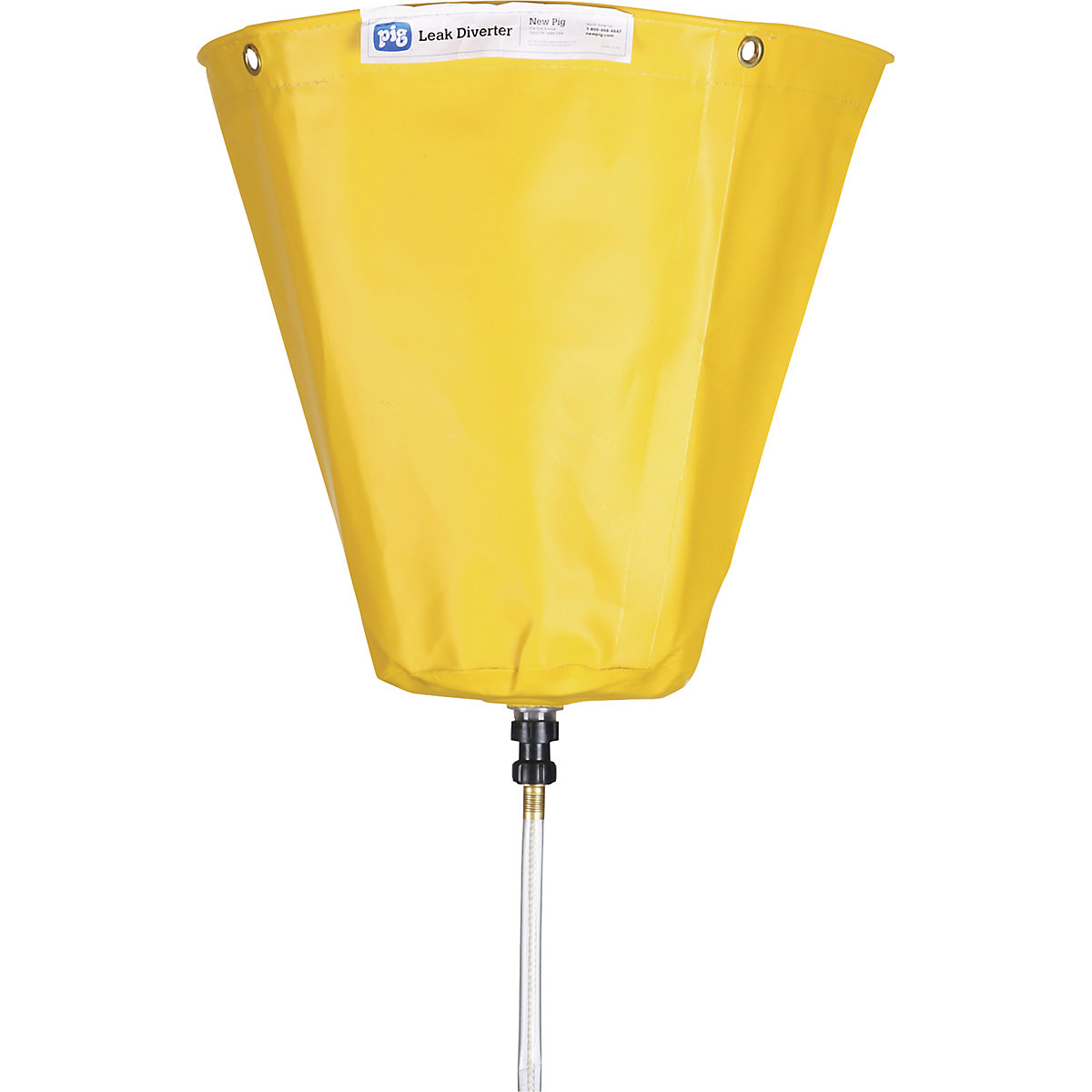 Defletor de fugas para tubos – PIG, LxA 460 x 460 mm, amarelo-0