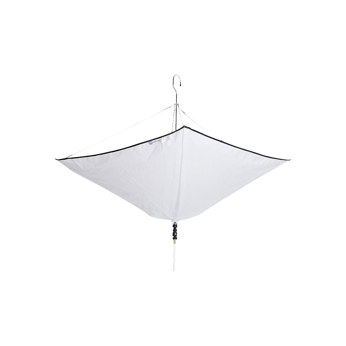 Kit de defletor de fugas tipo guarda-chuvas – PIG, LxA 1230 x 1230 mm, transparente-0