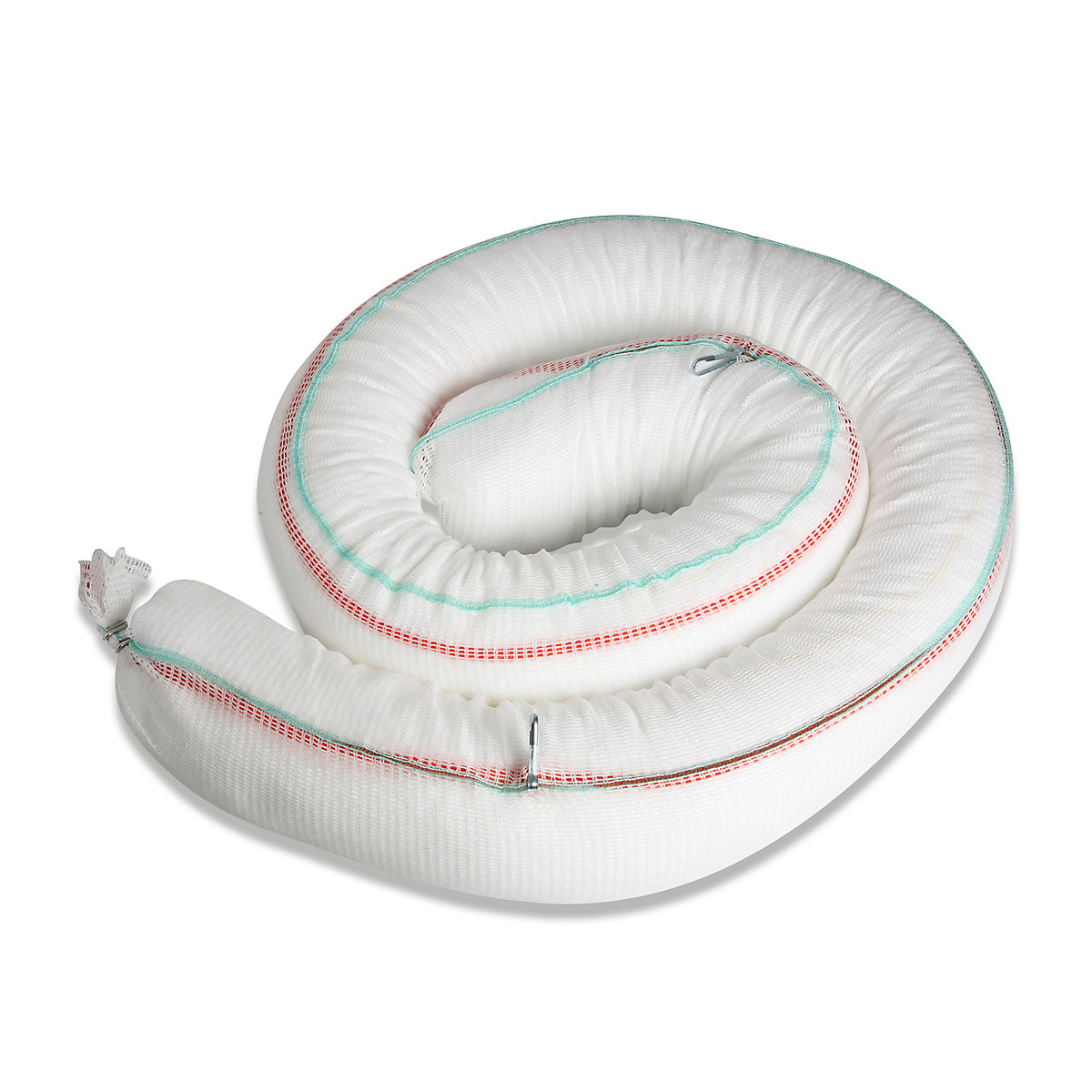 Barriera di contenimento olio con riempimento con fiocchi in PP, 5000 mm, conf. da 2 pz., Ø 200 mm, 216 l/conf.-0