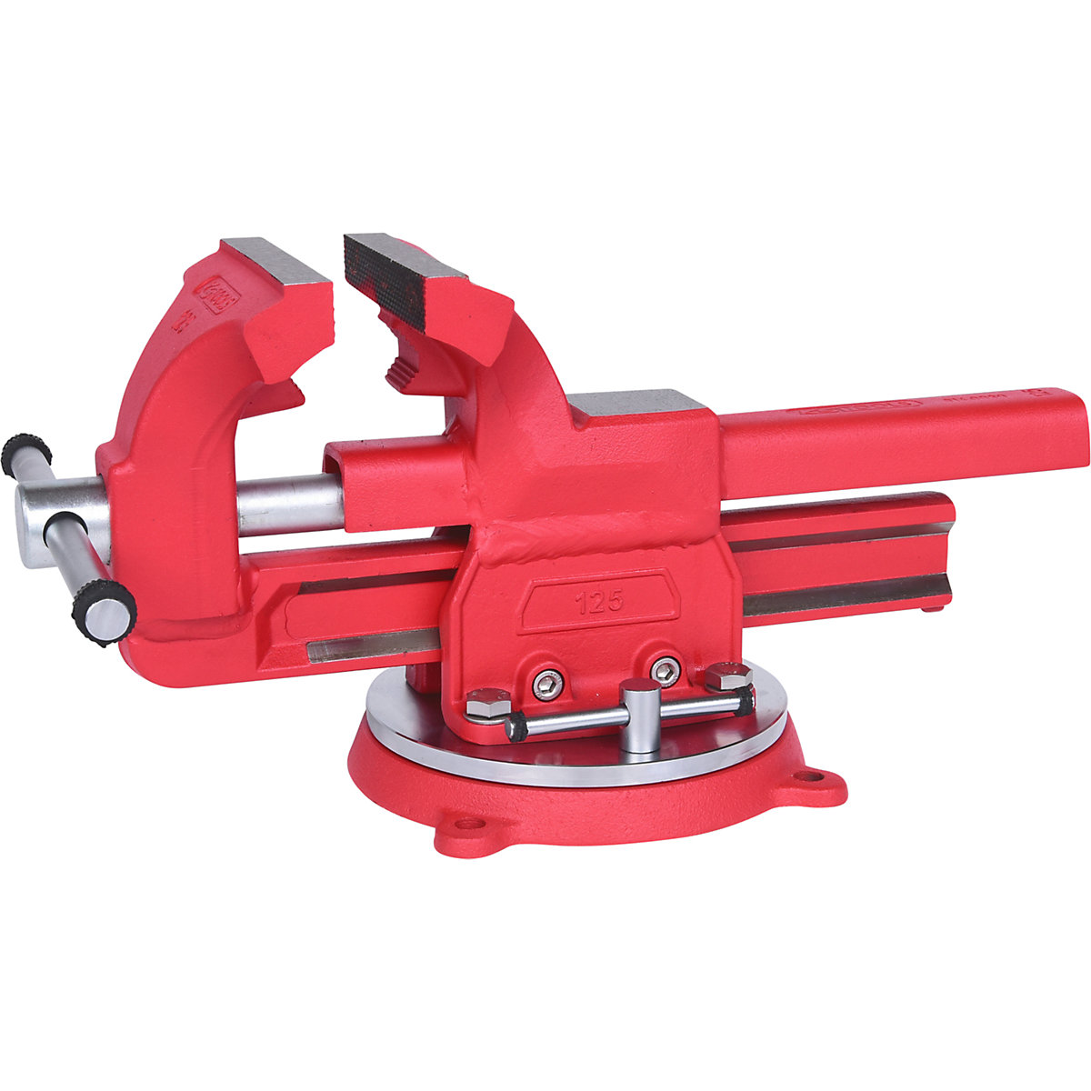 Parallel vice with round plate - KS Tools