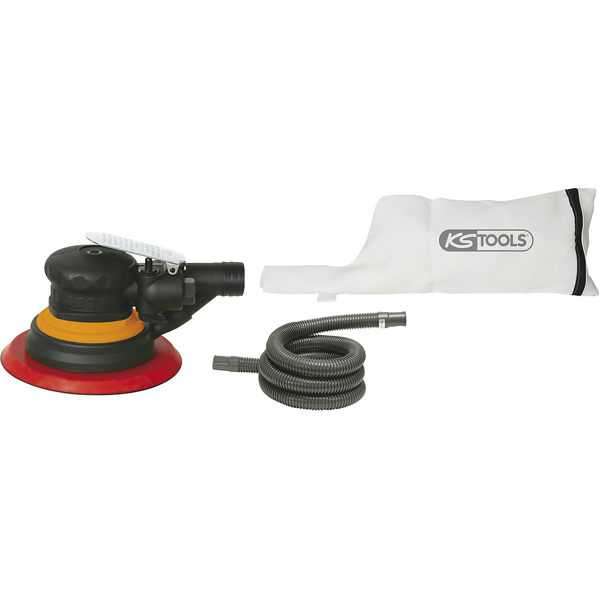 Pneumatic eccentric sander with dust extraction - KS Tools