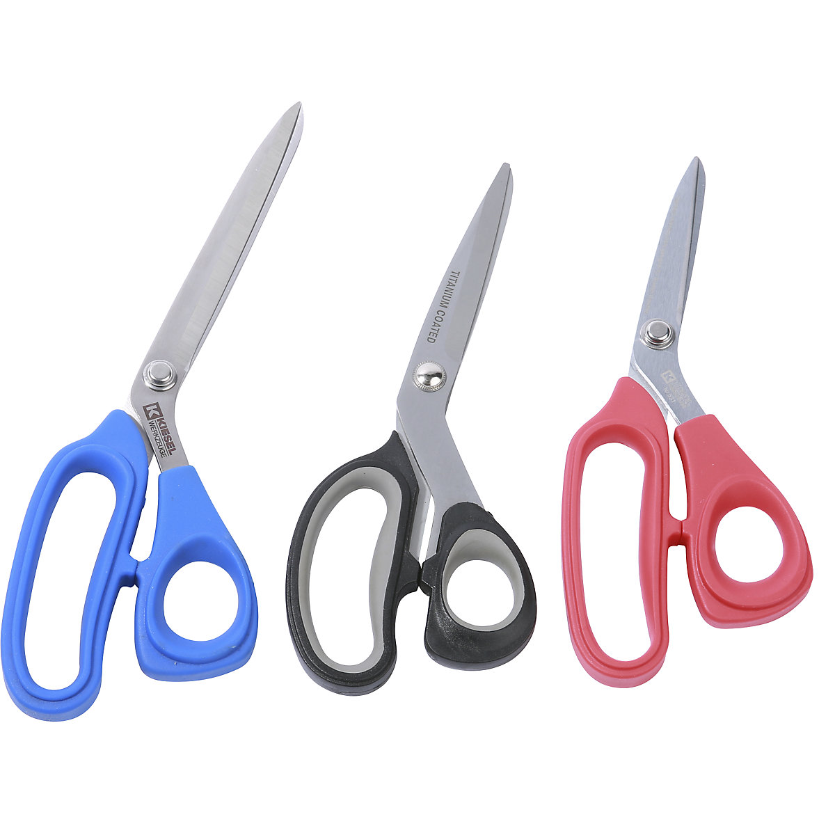 Set of work scissors