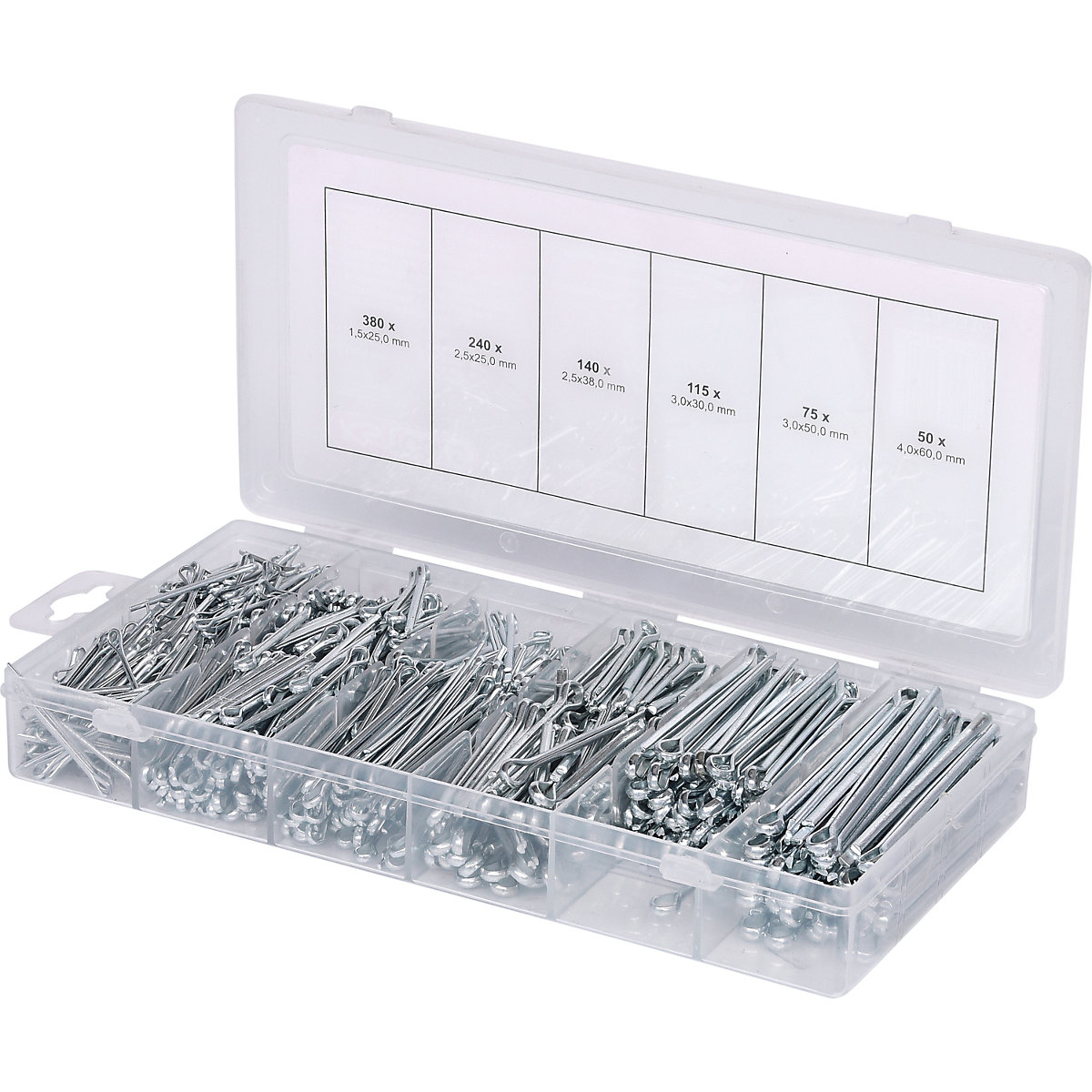 Assortment of split pins – KS Tools
