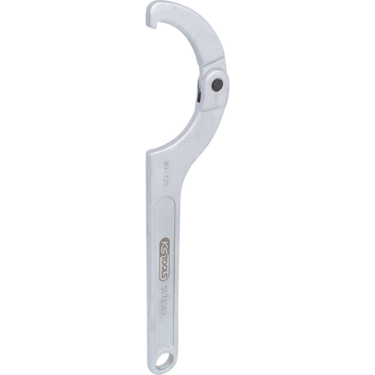 Flexible hook spanner with nose - KS Tools