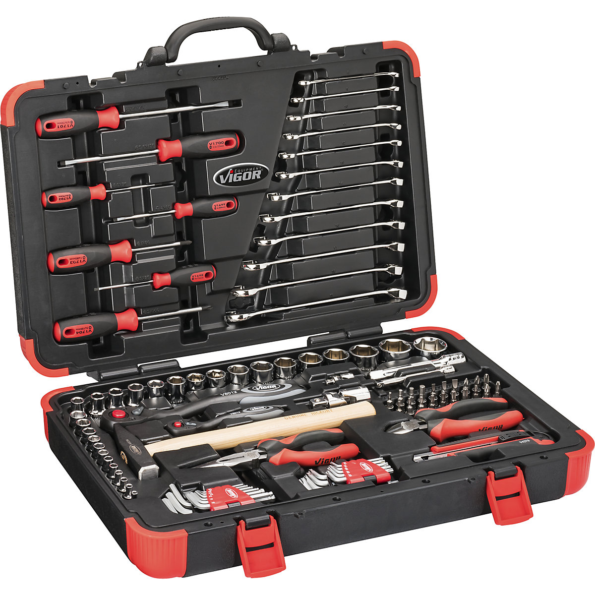 Tool case with 95 pieces - VIGOR