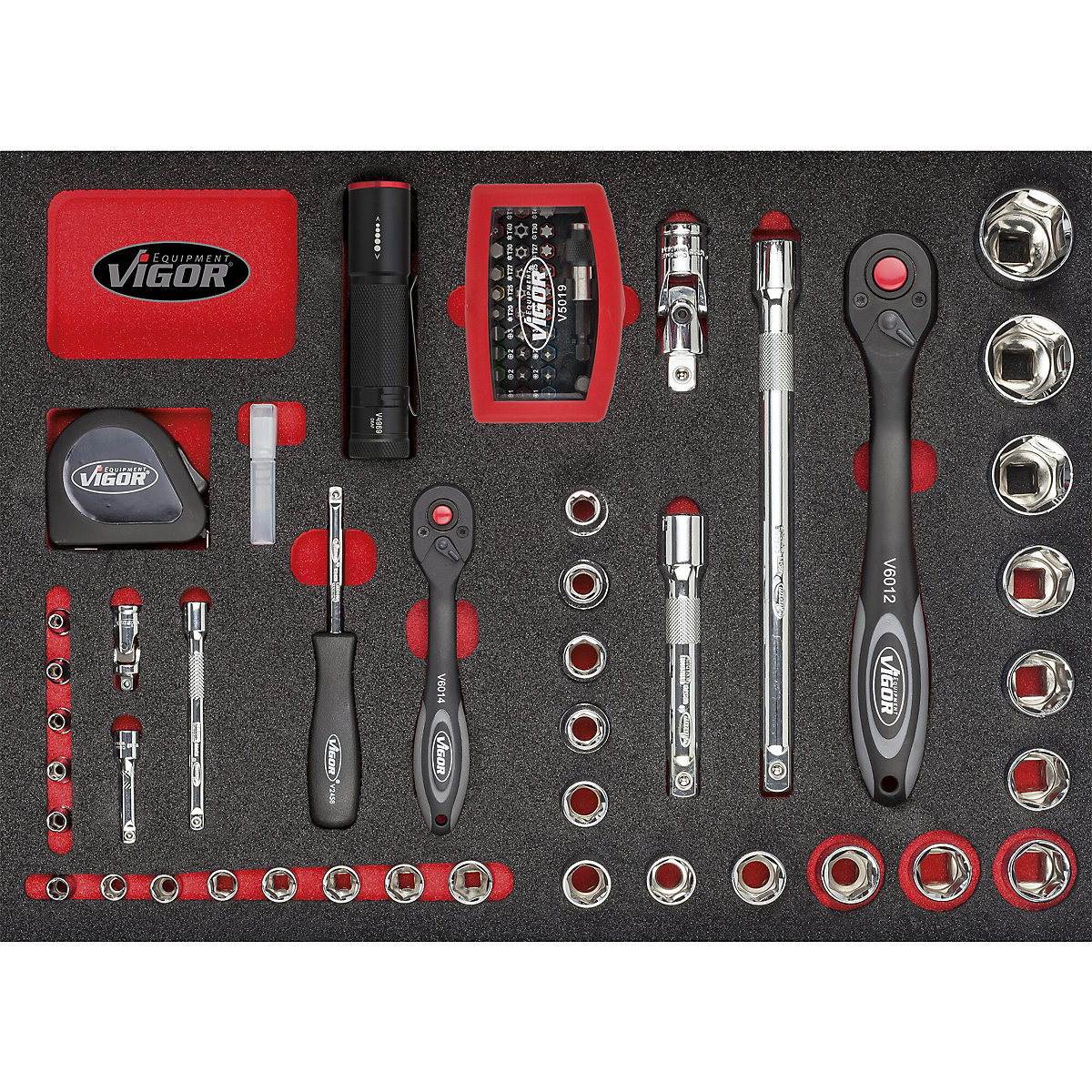 V2 tool case incl. tools – VIGOR (Product illustration 5)-4