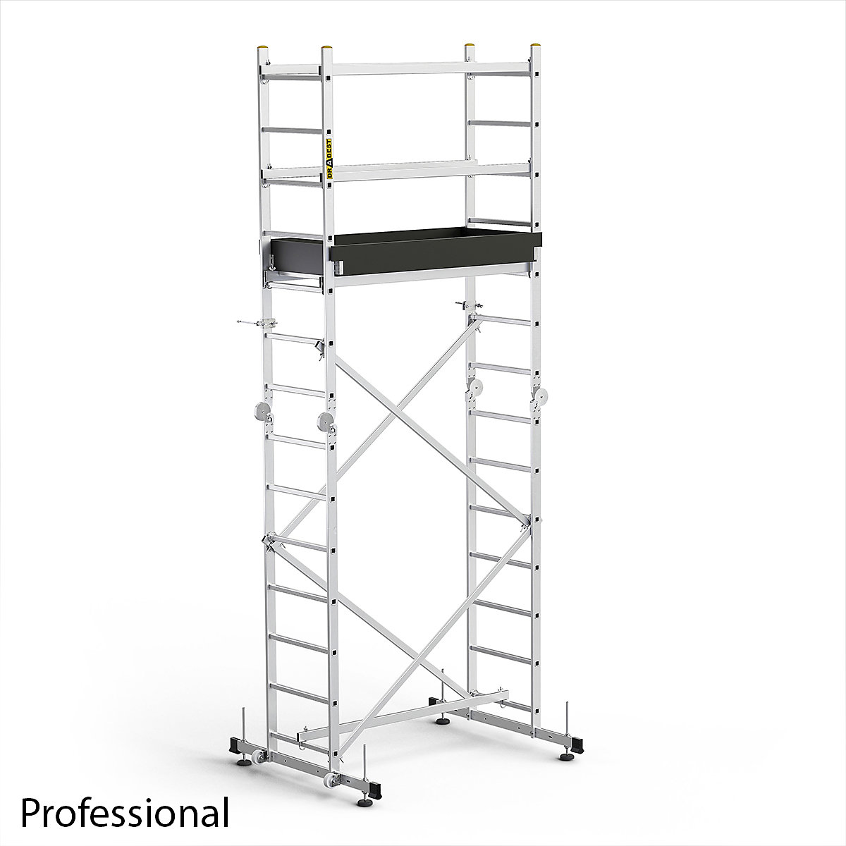 Drabest HECTOR Mobile Ladder Scaffolding | Standard & Professional (Product illustration 3)-2