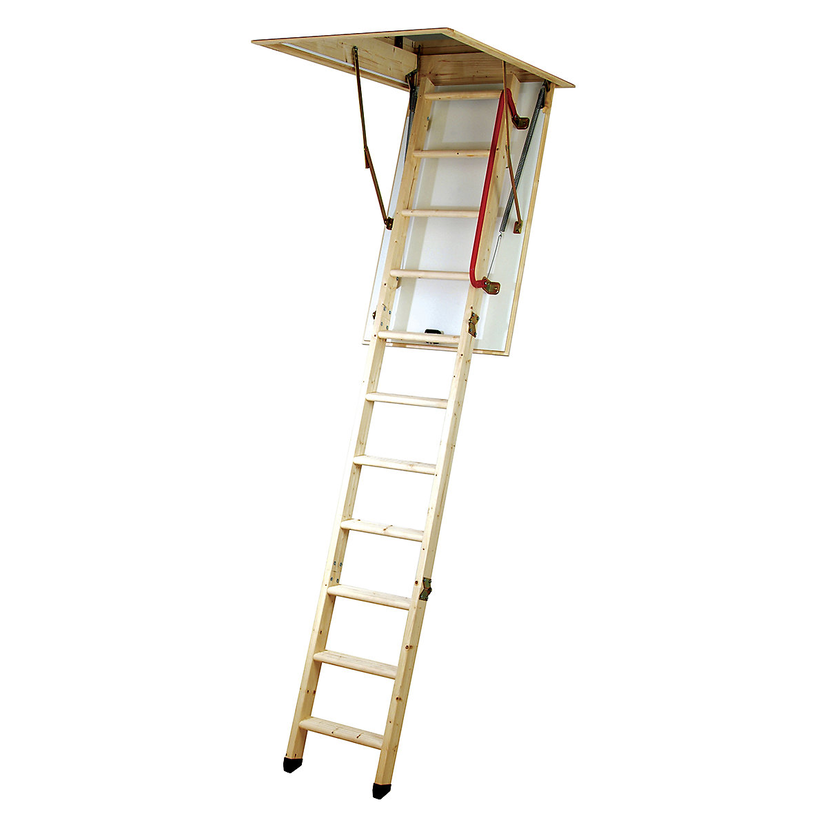 Werner Eco S Line Loft Ladder, Werner Eco S Line Loft Ladder, Werner Eco S Line Loft Ladder | 3 Section | 12 Treads | Height 2.85m-0