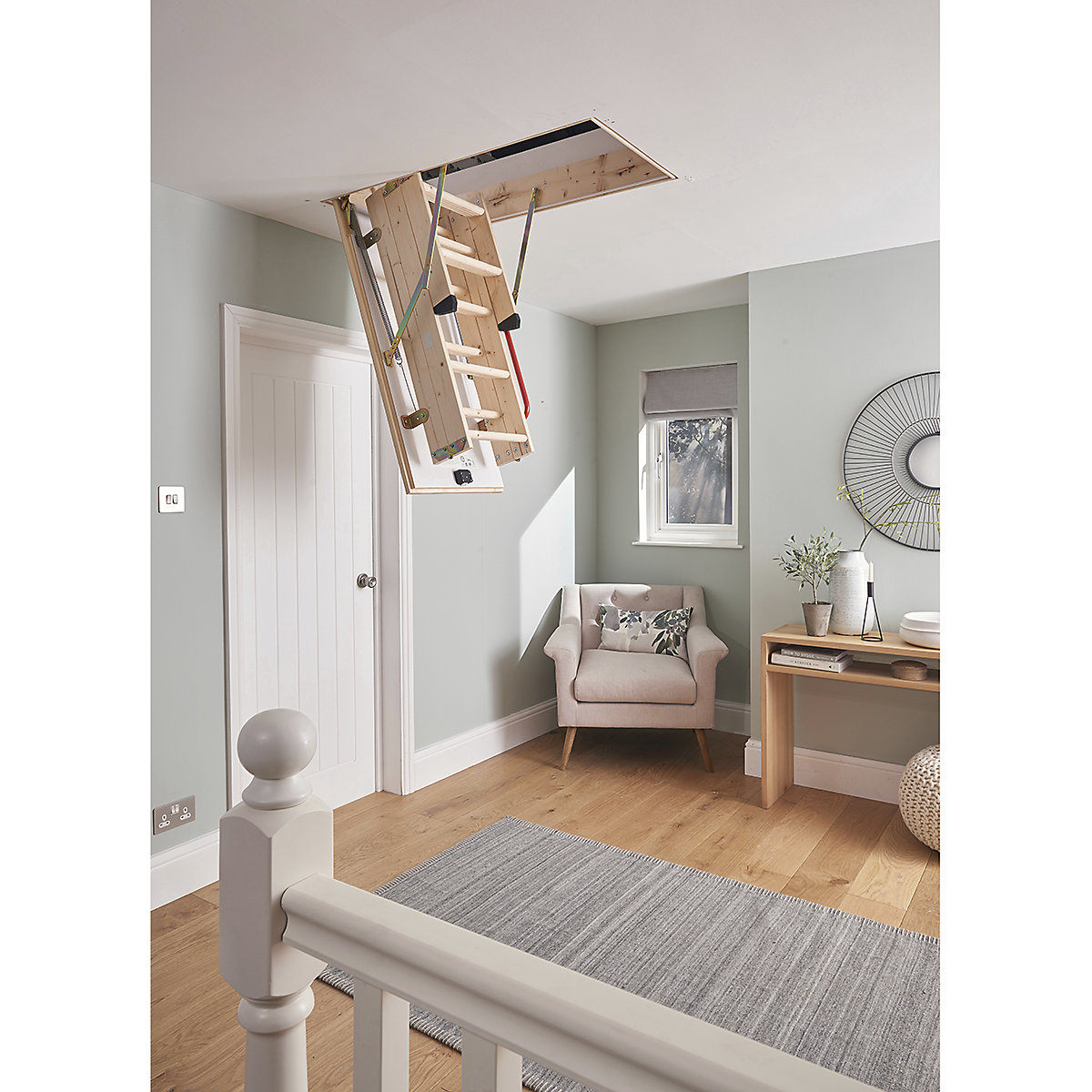 Werner Eco S Line Loft Ladder (Product illustration 3)-2