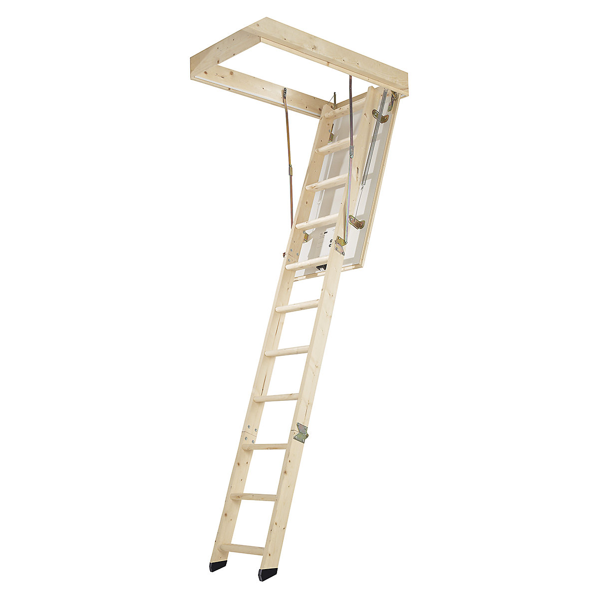 Werner Timberline Loft Ladder, Werner Timberline Loft Ladder, Werner Timberline Loft Ladder | 3 Section | 12 Treads | Height 2.8m-0