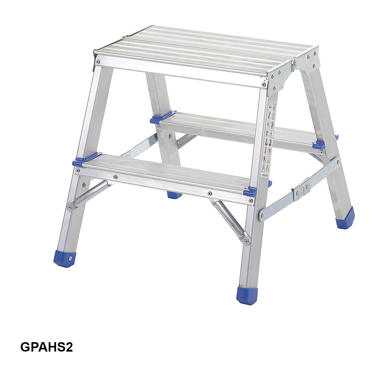 Folding Aluminium Handy Steps (Product illustration 3)-2