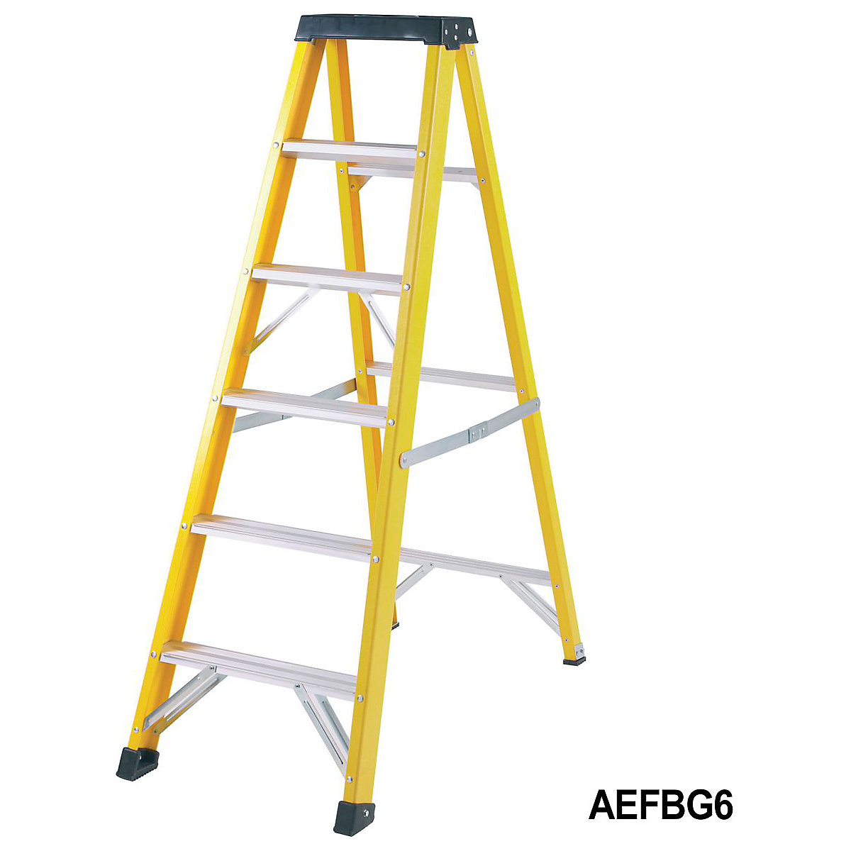 TB Davies Fibreglass Swingback Step Ladder (Product illustration 2)-1