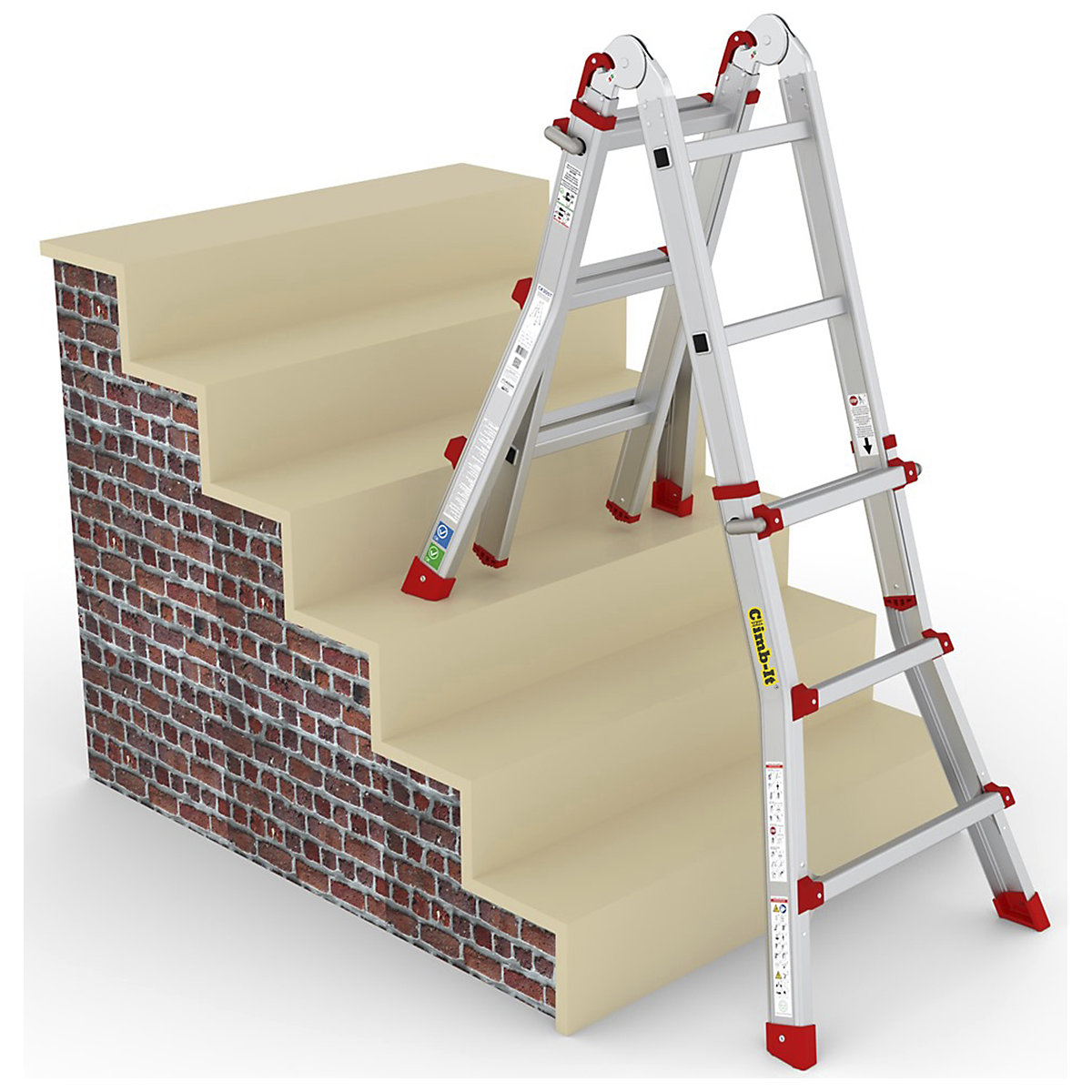 CLIMB-IT Multipurpose Telescopic Ladder (Product illustration 4)-3