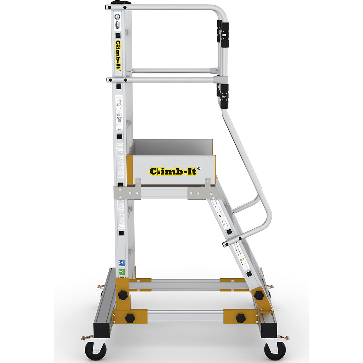 CLIMB-IT Mobile Steps with Safety Gate | EN131 Certified (Product illustration 3)-2
