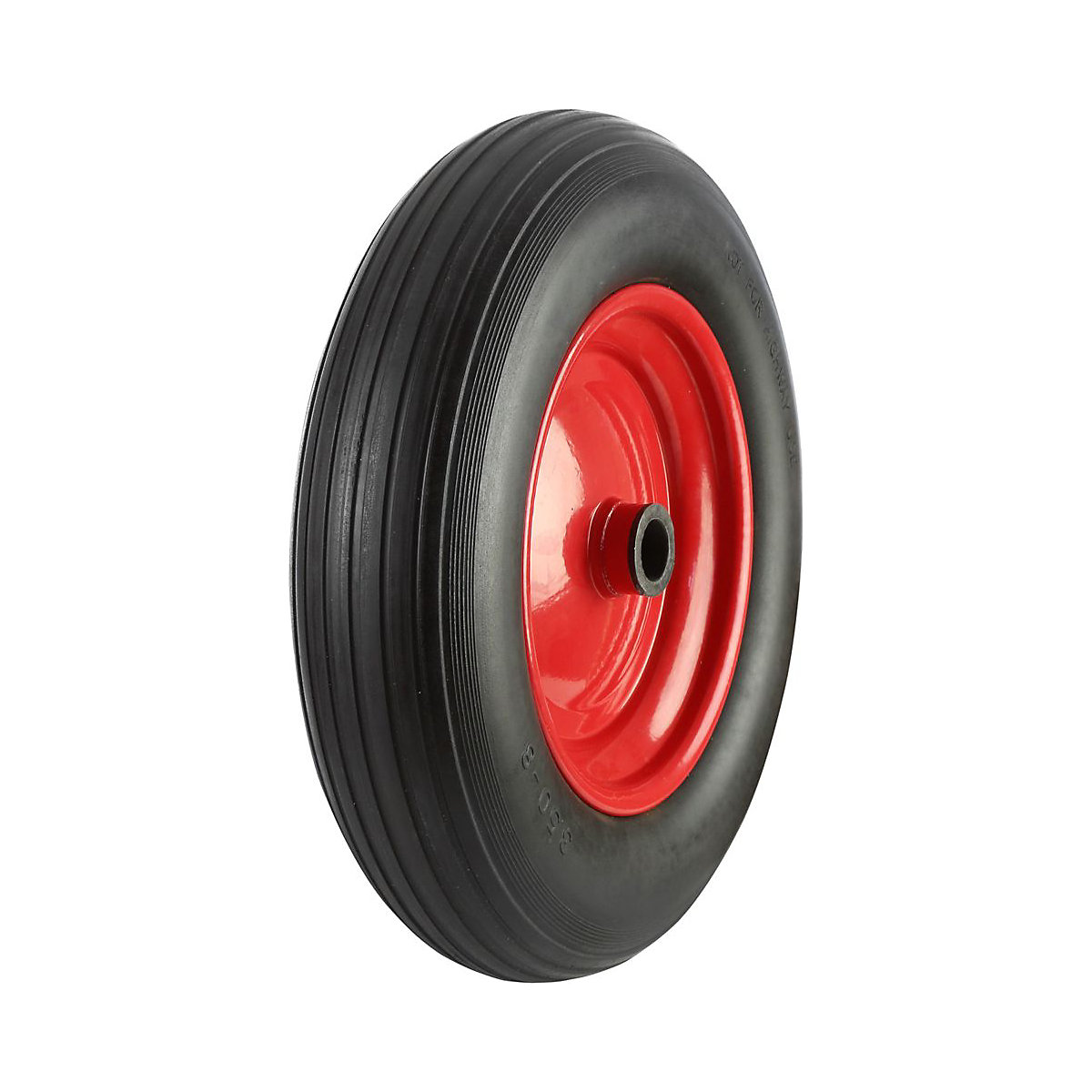 BiGDUG Puncture Proof Wheel | Red Steel Centre | 370mm Dia.