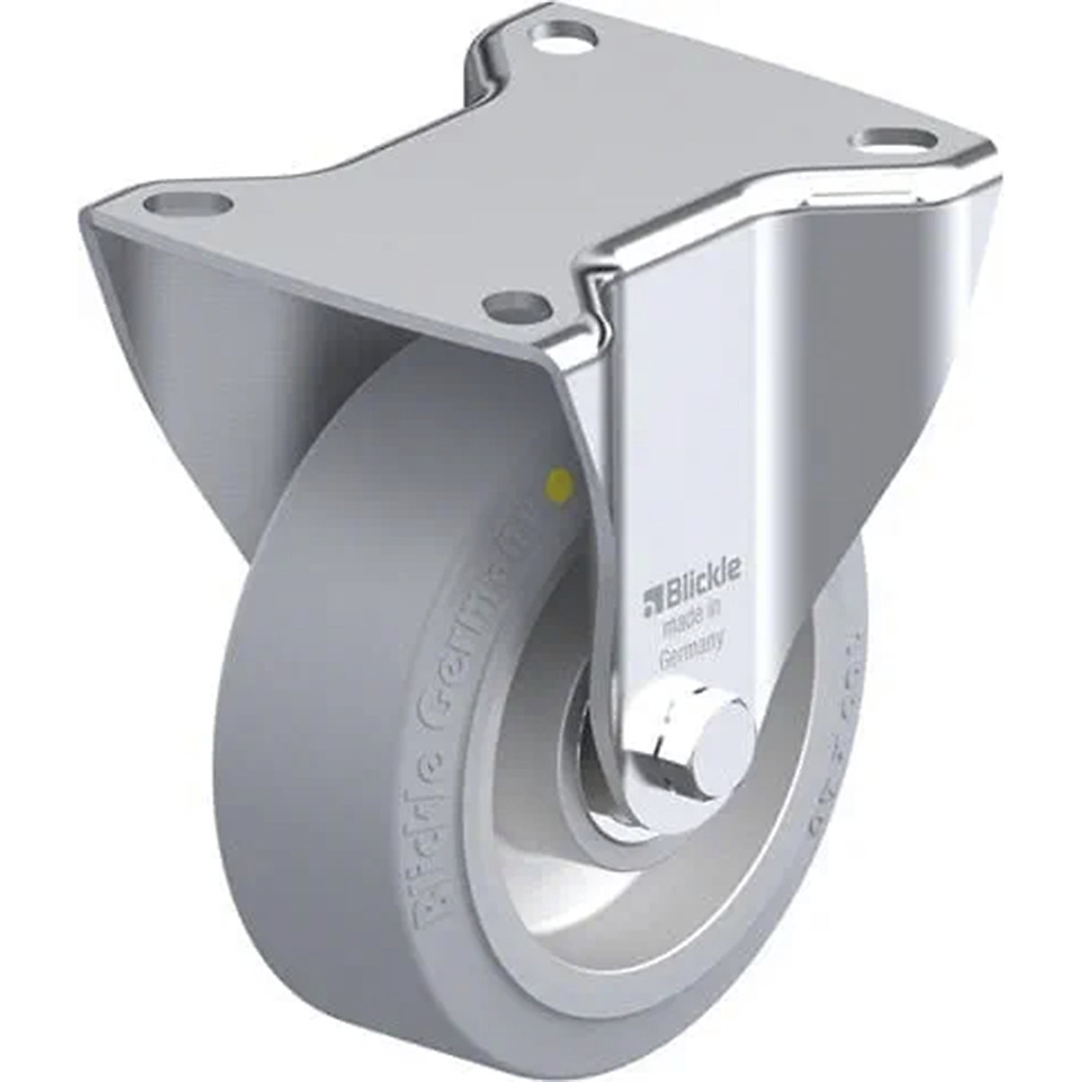 Blickle Anti-Static Castors with Elastic Solid Rubber Tyres