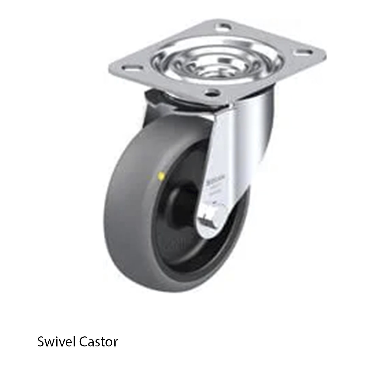 Blickle Electrically Conductive Castors with Thermoplastic Rubber Tread (Product illustration 4)-3