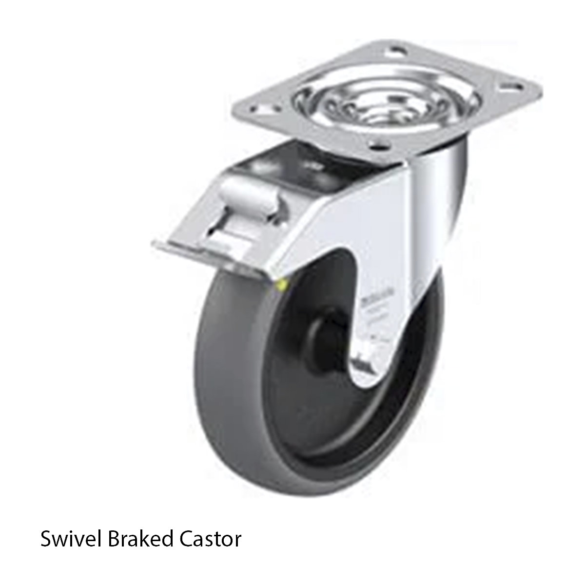 Blickle Electrically Conductive Castors with Thermoplastic Rubber Tread (Product illustration 5)-4