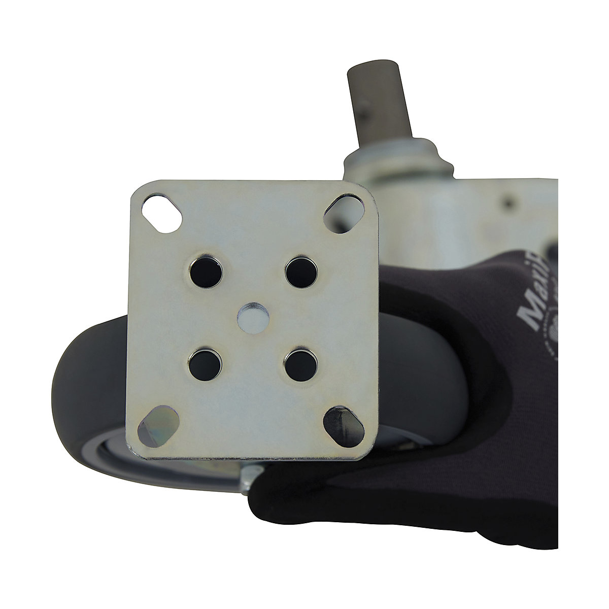 Castor Wheel Set | Thermoplastic Rubber | 125mm Dia. | 100kg (Product illustration 2)-1