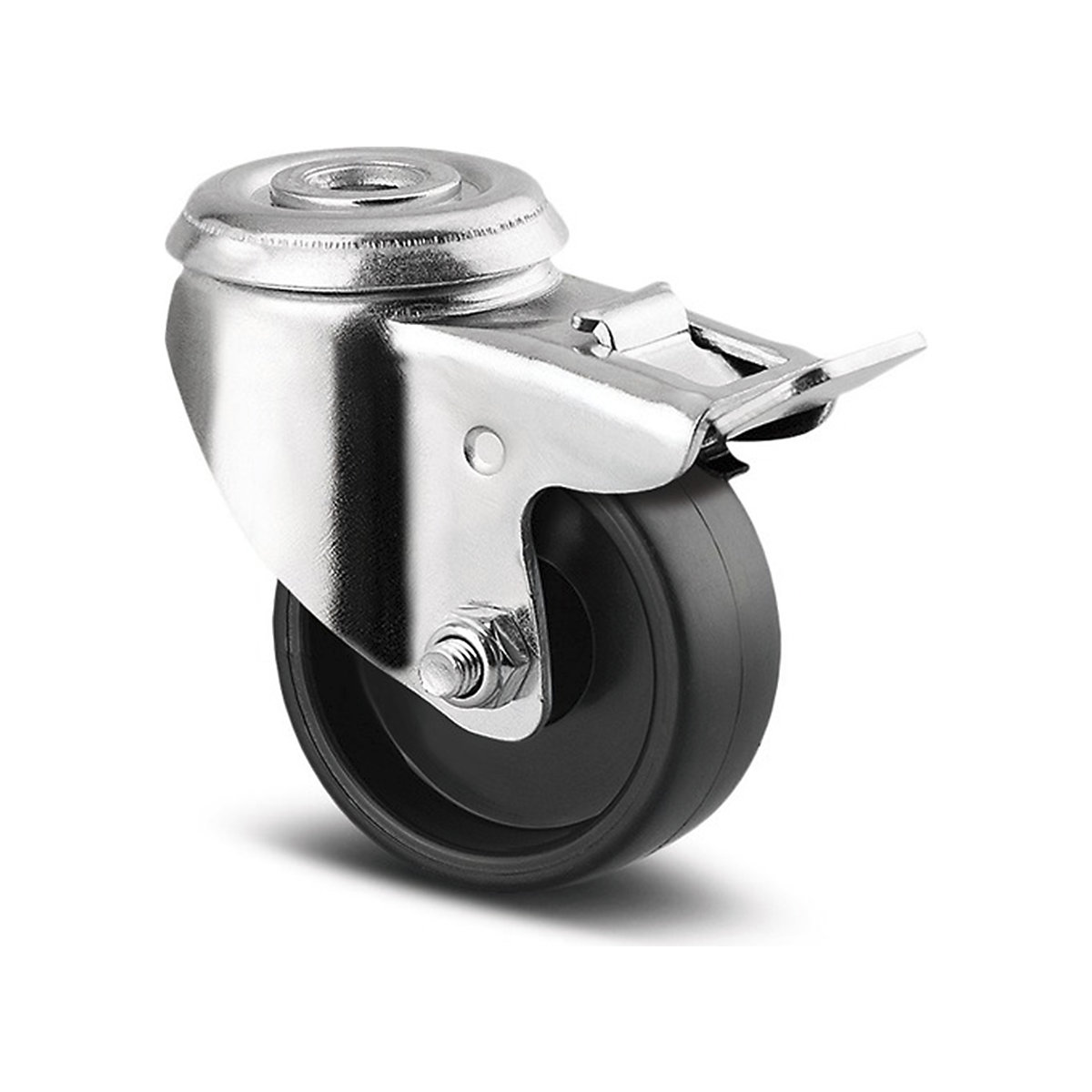 TENTE Agila Bolt Hole Castor | Polypropylene | 50mm Dia. | 40kg, TENTE Agila Bolt Hole Castor | Polypropylene | 50mm Dia. | 40kg, TENTE Agila Swivel/Braked Bolt Hole Castor | Polypropylene | 50mm Dia. | 40kg-1