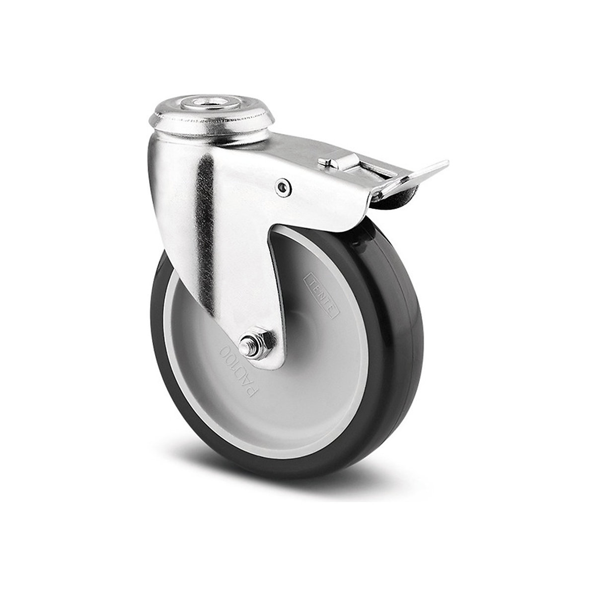 TENTE Agila Bolt Hole Castor | Polyurethane | 75mm Dia. | 60kg, TENTE Agila Bolt Hole Castor | Polyurethane | 75mm Dia. | 60kg, TENTE Agila Swivel/Braked Bolt Hole Castor | Polyurethane | 75mm Dia. | 60kg-1