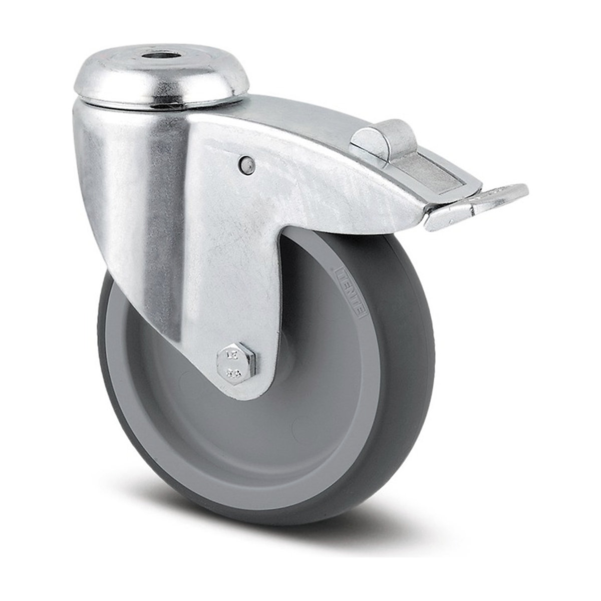 TENTE Agila Bolt Hole Castor | Thermoplastic Rubber | 100mm Dia. | 80kg, TENTE Agila Bolt Hole Castor | Thermoplastic Rubber | 100mm Dia. | 80kg, TENTE Agila Swivel/Braked Bolt Hole Castor | Thermoplastic Rubber | 100mm Dia. | 80kg-1