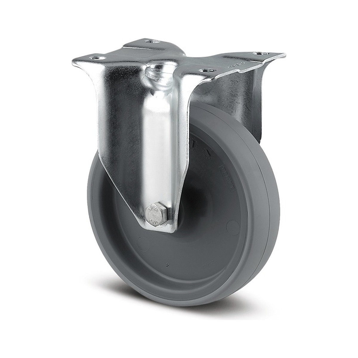 TENTE Alpha Plate Castor | Polyurethane | 80mm Dia. | 150kg, TENTE Alpha Plate Castor | Polyurethane | 80mm Dia. | 150kg, TENTE Alpha Fixed Castor | Polyurethane | 80mm Dia. | 150kg-0