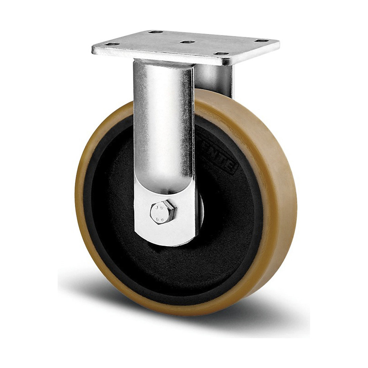 TENTE Kappa Plate Castor | Polyurethane | 160mm Dia. | 900kg, TENTE Kappa Plate Castor | Polyurethane | 160mm Dia. | 900kg, TENTE Kappa Fixed Castor | Polyurethane | 160mm Dia. | 900kg-0