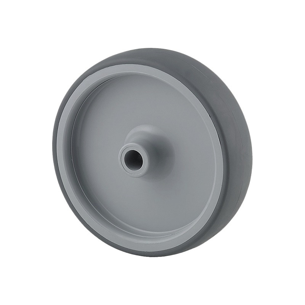 TENTE Supratech Wheel | Thermoplastic Rubber | Plain Bearing, TENTE Supratech Wheel | Thermoplastic Rubber | Plain Bearing, TENTE Supratech Wheel | Thermoplastic Rubber | Plain Bearing | 100mm Dia. | 32mm Tread | 12mm Axle | 80kg-0