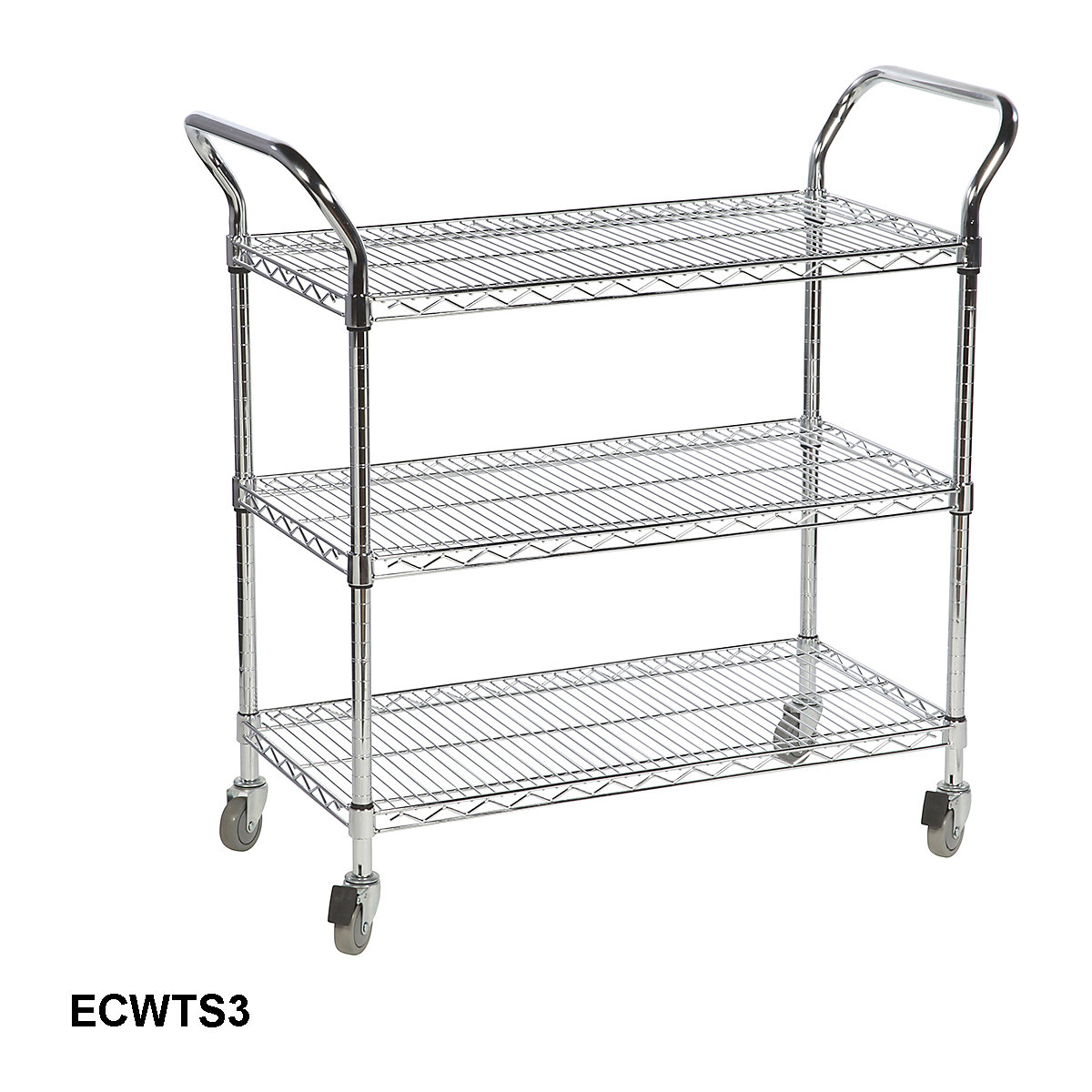 Eclipse Chrome Wire Trolleys (Product illustration 3)-2