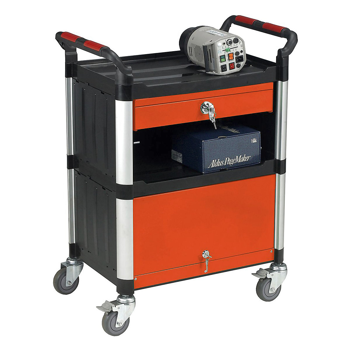 Proplaz Plastic Shelf Trolleys