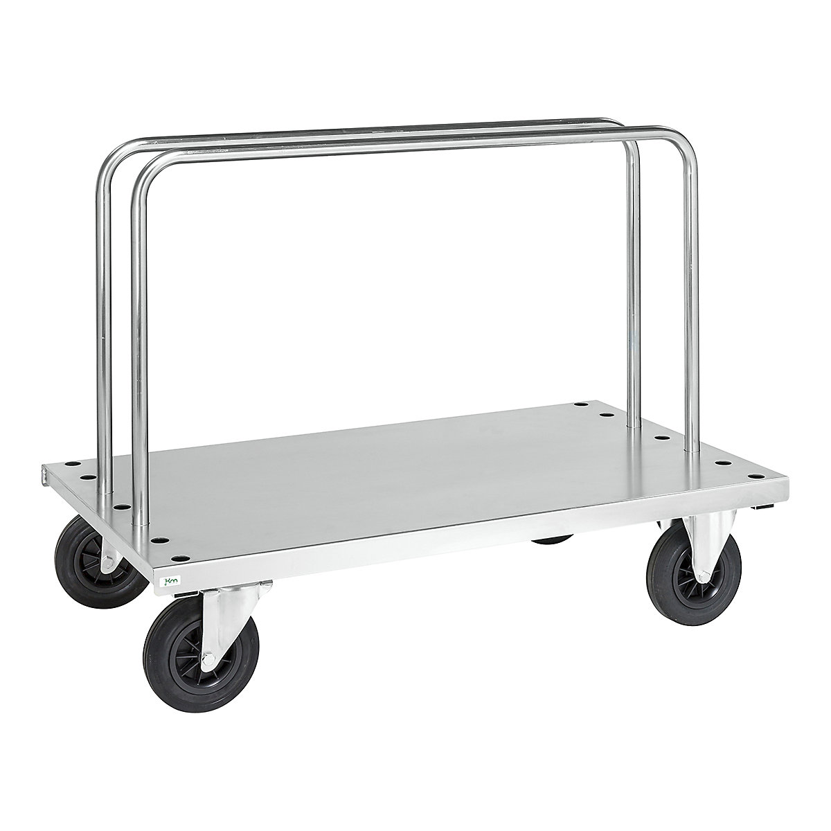 Kongamek Board Trolleys, Kongamek Board Trolleys, Kongamek Board Truck | 945h x 1250w x 700d mm | 2 Upright Bars | Electro Galvanised | 4 Swivel Castors-0