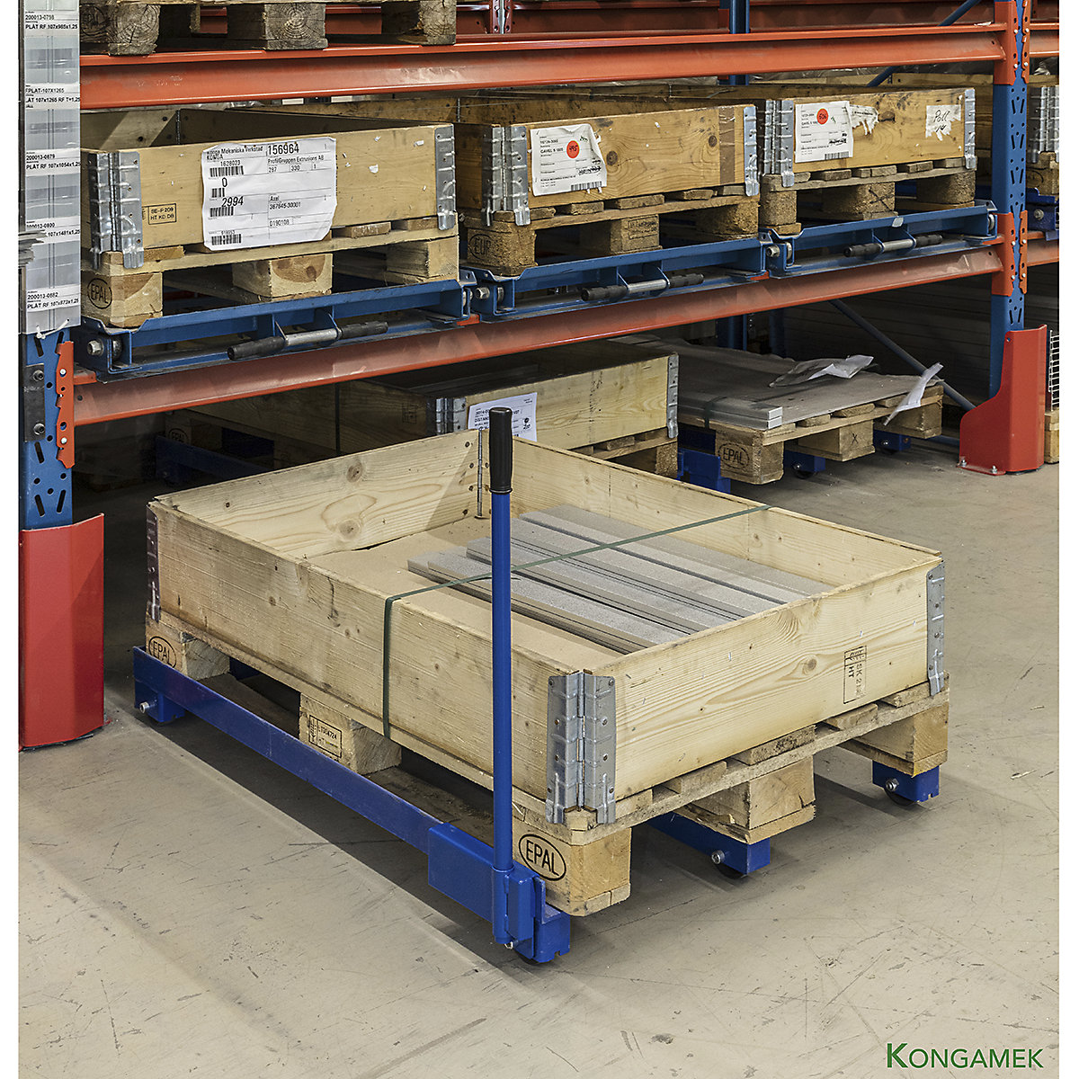 Kongamek Low Pallet Frame Trolley (Product illustration 5)-4