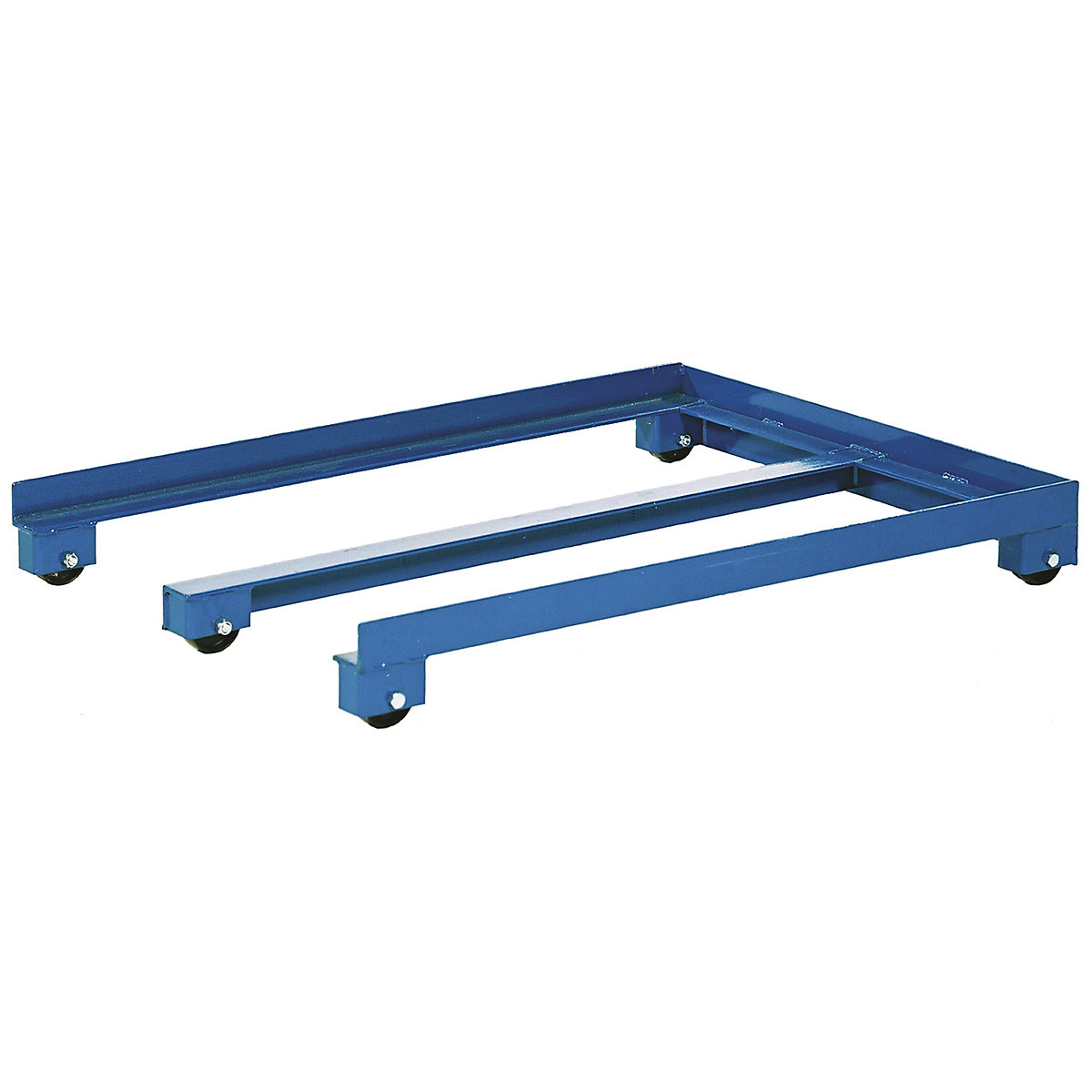 Kongamek Low Pallet Frame Trolley, Kongamek Low Pallet Frame Trolley, Kongamek Low Pallet Frame Trolley | 150h x 1200w x 870d mm | Blue | 1000kg UDL-0