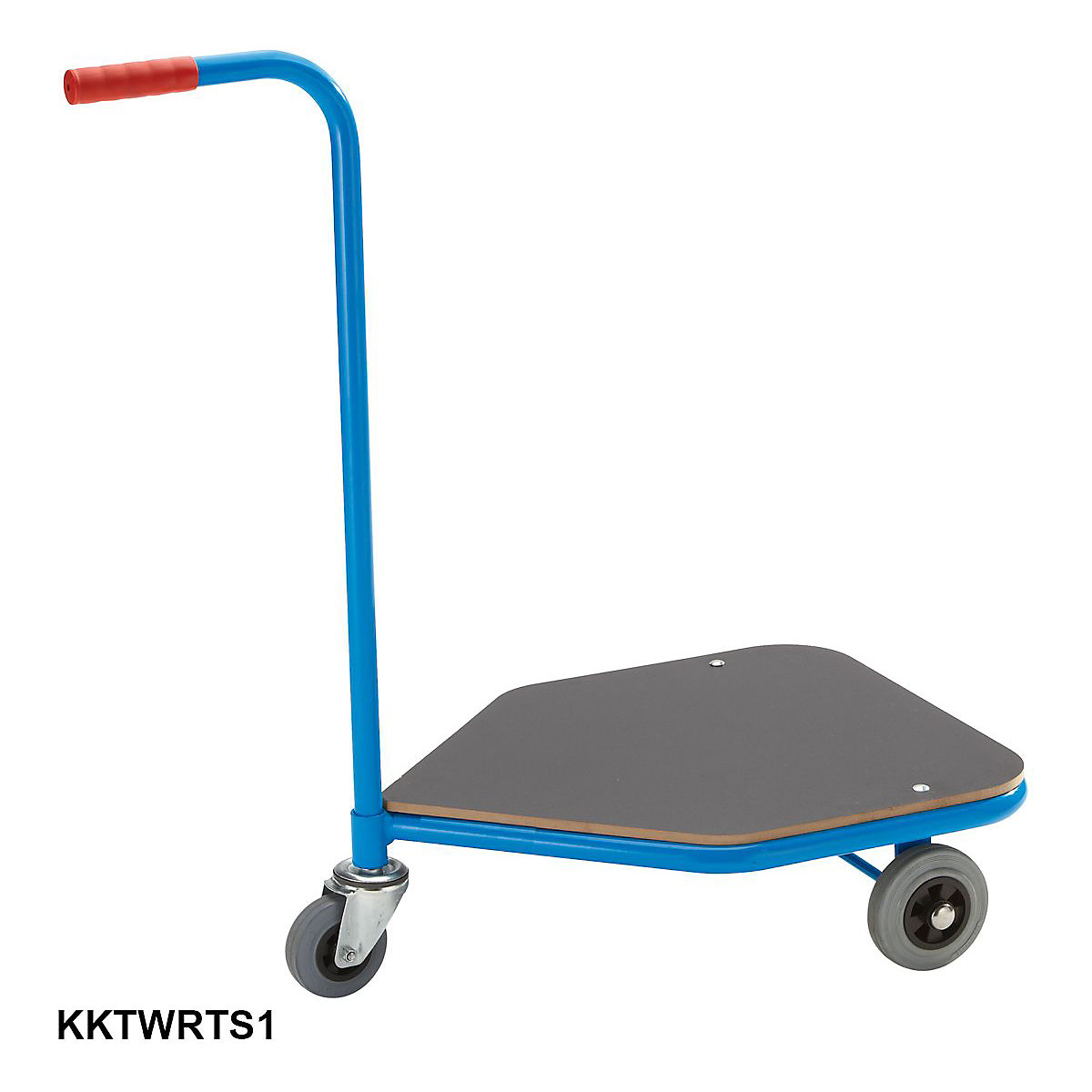 PremKraft Three Wheel Rack Trolleys with Solid Platform (Product illustration 2)-1