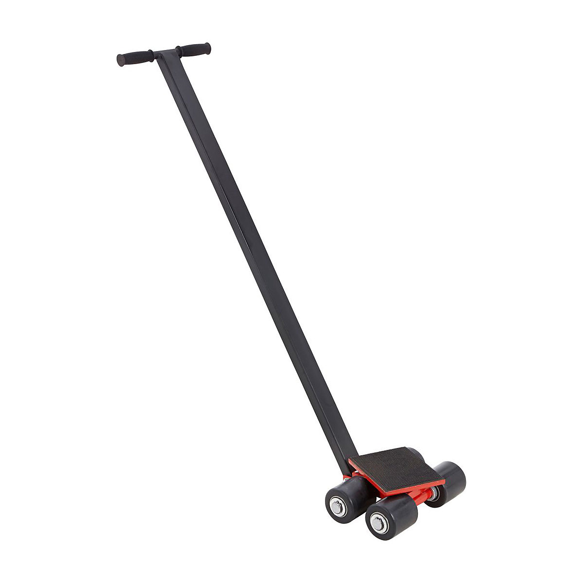 Steerable Machine Moving Skates, Steerable Machine Moving Skates, Steerable Machine Moving Skate 105h x 255w x 310d mm With 4 Nylon Rollers, Turntable Platform, Steering Handle, 3000kg Capacity-0