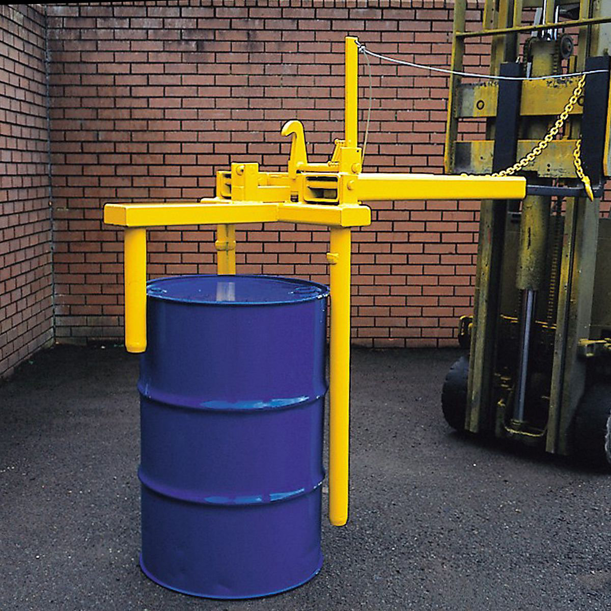 Forklift Drum Handler, Forklift Drum Handler, Forklift Drum Handler (3 Tines) 400kg Capacity-0