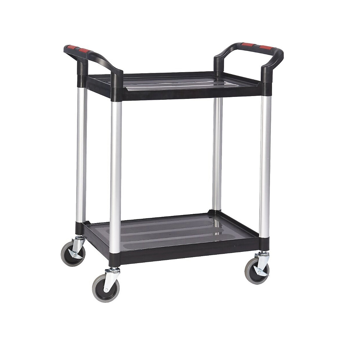 Proplaz Plastic Shelf Trolleys, Proplaz Plastic Shelf Trolleys, Proplaz Plastic Shelf Trolley | 970h x 515w x 990d mm | 2 Shelves - Large | 150kg Capacity-7