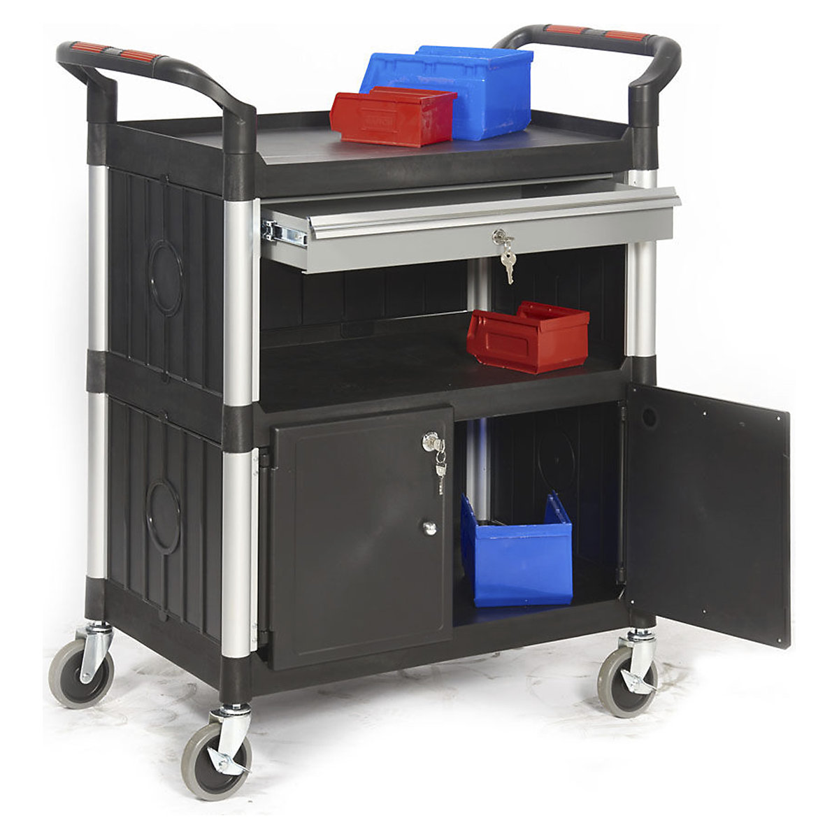 Proplaz Plastic Shelf Trolleys