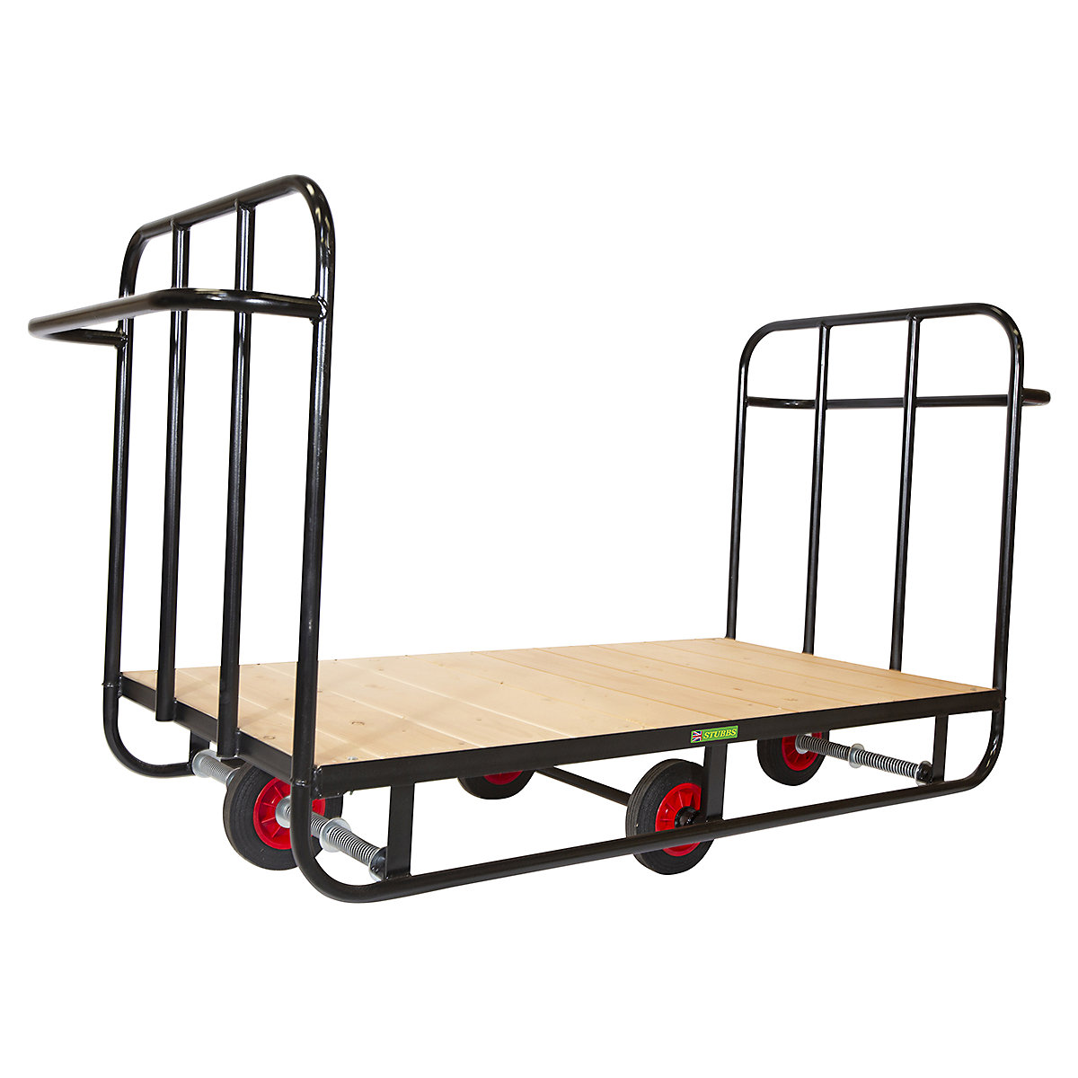Stubbs Easy-Steer Load Trucks, Stubbs Easy-Steer Load Trucks, Stubbs Easy-Steer Load Truck | 1080h x 800w x 1900d mm | Platform Size: 1500 x 800mm | 600kg Capacity-4