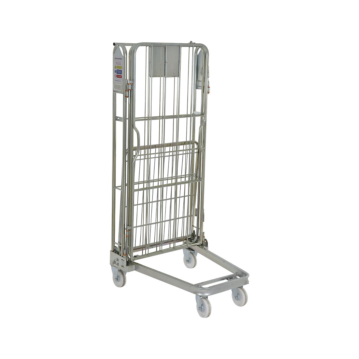 BiGDUG | 4 Sided A Frame Nestable Roll Container | Rod Infill (Product illustration 2)-1
